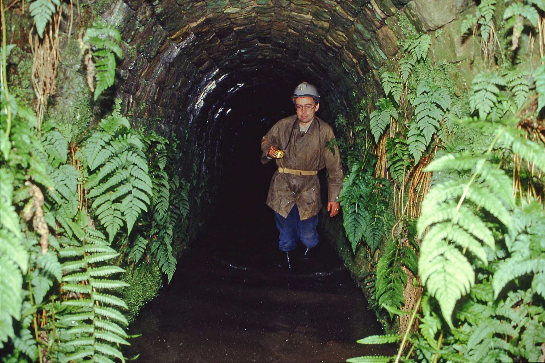 R A Williams in level at Lodgesyke Teesdale Oct 1991